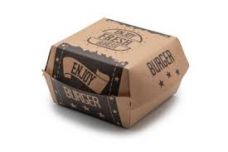 KUTIJA BURGER KRAFT CRNA 200KOM 2787